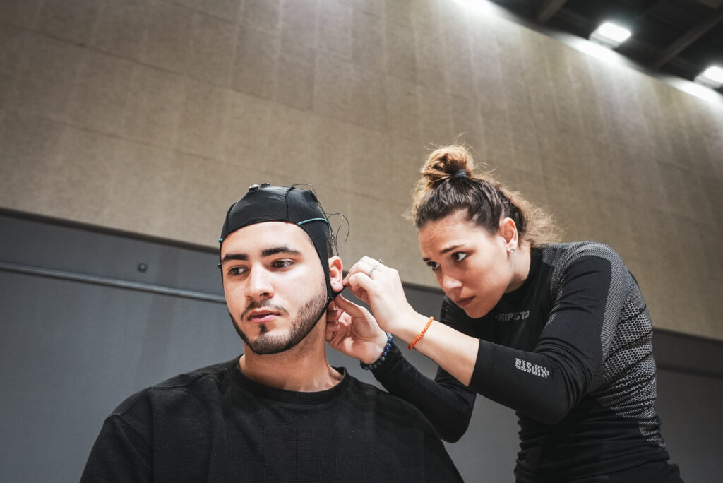Mehdi Afankous lors de son stage de recherche en science cognitive